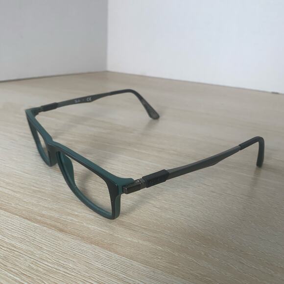 Ray-Ban RB7017 5197 Eyeglasses Green Gray Frames Only 54-17-145 - Picture 3 of 8
